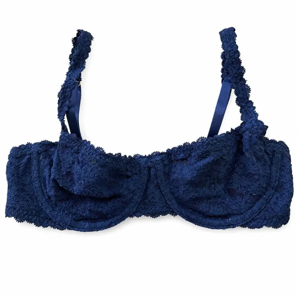 Aerie Show Off Vintage Lace Unlined Balconette Bra Lot of 3 Women’s 32C